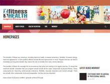 Tablet Screenshot of inspire-fitness.com